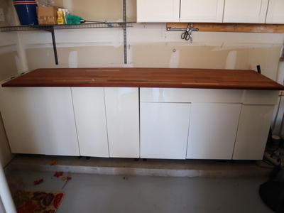 Work Bench Cabinets - Two Different Types