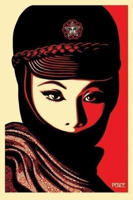 Shepard Fairey Mujer Fatale Print Poster Signed Obey Giant