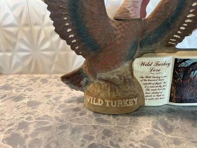 Vintage 1979 Wild Turkey Porcelain Bourbon Whiskey Decanter Series II No 1