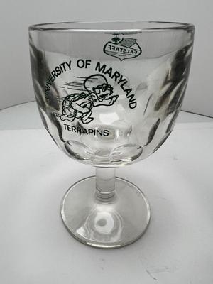 1960s Falstaff Beer University of Maryland Terrapins Glass