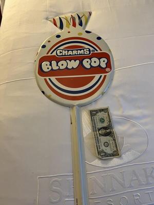 Charms Blow Pop Advertising sign
