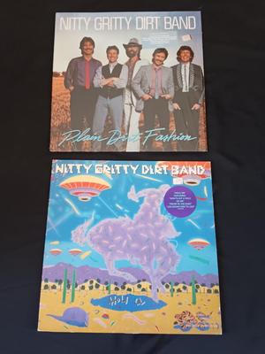 Nitty Gritty Dirt Band Vinyl Record Albums LP Record - Hold on & Plain dirt fashion.