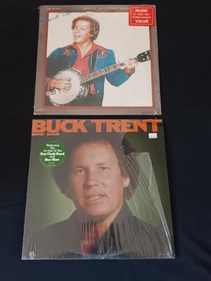 Buck Trent Vinyl Albums Bionic Banjo & Oh Yeah! - LP Record