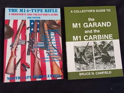 FIREARMS - M14 - type Rifle and M1 Garland and M1 Carbine Collectors guide books