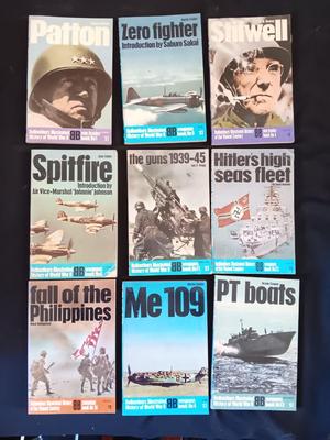 Ballantine's Illustrated weapons History of WWII Books -volumes - Paperback - Bennett Books