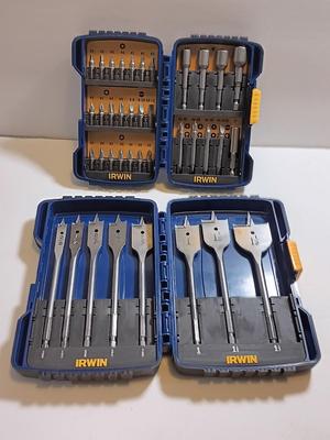IRWIN Drill and driver set assortment in plastic storage cases