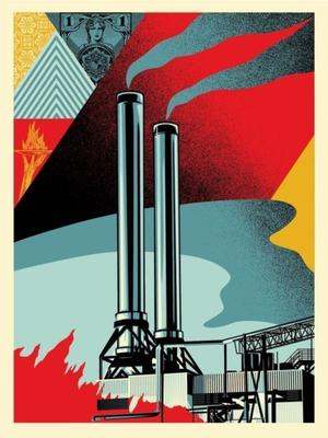 SHEPARD FAIREY - FACTORY STACKS (EARTH FIRST)