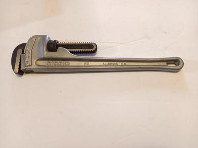 18" 8|8 Ridgid Aluminum Pipe Wrench