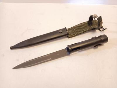 FN FAL C bayonet, Belgium M63 with scabbard