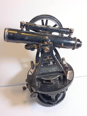 Antique W & L. E. Gurley Engineering Instrument Surveyors Precise Transit 132-F with original wooden Box