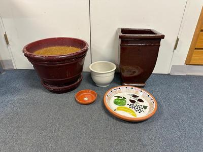 FLOWER POTS AND BASES