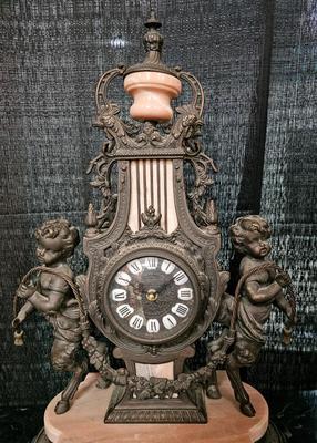 Louis XVI Style Garniture Clock Set