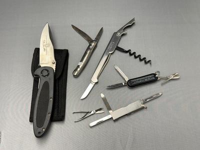 POCKET KNIVES AND BOTTLE OPENERS