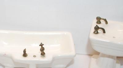 "Bathtub & Sink" Jewelry Trinket Containers