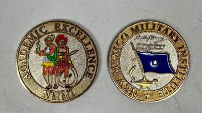 New Mexico Military Institute Challenge Coins