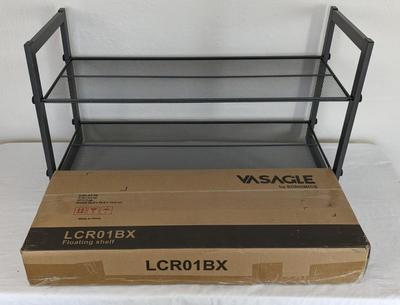NIB Floating Shelf and Metal Rack