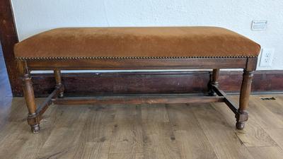 Vintage Upholstered Bench