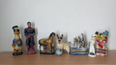 Chalkware Carnival Figures