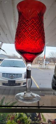 Red vase