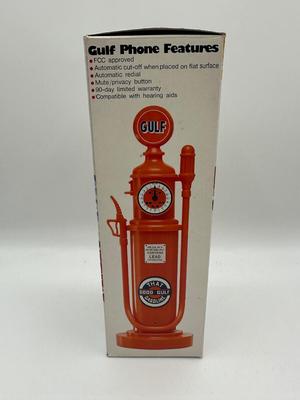 Vintage GULF Oil Phone W/ Original Box