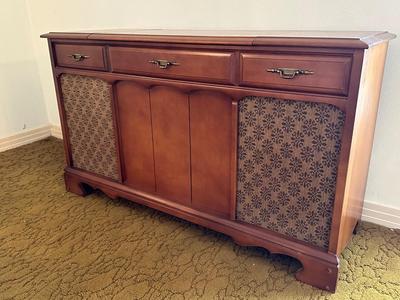 SEARS Stereo Radio Record Player (See Description)