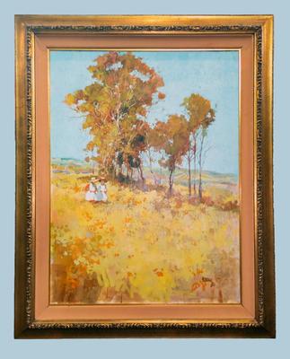 Mid-Twentieth Century Oil on Canvas