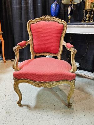 Two French Fauteux Chairs