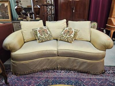 Small Shantung Silk Sofa