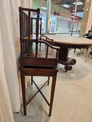 Antique English Shelf on Stand