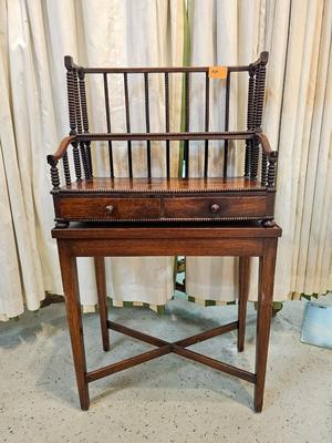 Antique English Shelf on Stand