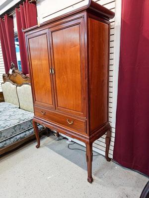 Chinese Mahogany Chest on Stand
