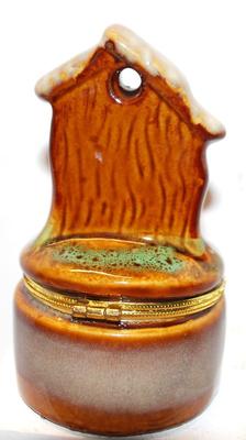 Unique Nativity Scene Hinged Jewelry Trinket Box 4" H