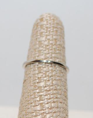 Size 6Â½ Oval Cut Lab-Style Opal Ring with 2 Clear Accent Stones (3.9g)