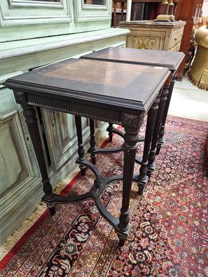 Pair Antique Wood Tables