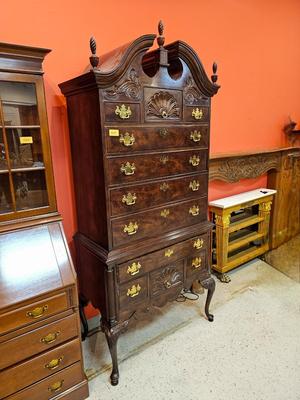 Vintage Thomasville Mahogany Highboy