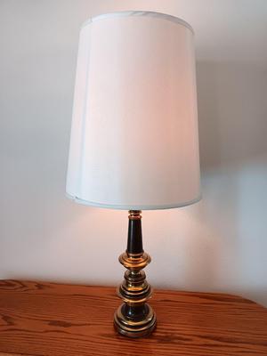 Brass table lamp Black and brass design