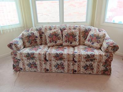 Charles Schneider Handcrafted Coventry Ensign Sofa with four self pillows