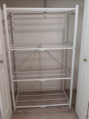 Nice POP - IT foldable storage shelving each shelf holds 175 lbs max