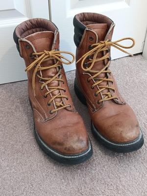 Men's Texas Steer work boots size 11.5