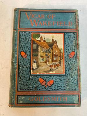 VICAR OF WAKEFIELD antique hardback book vintage 1888