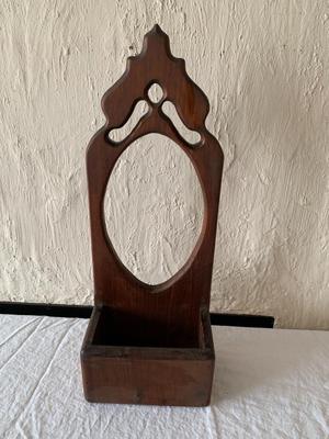 Vintage wood wall planter