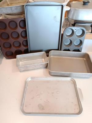 Bakeware - cookie sheets - cupcake pans -Bread pan and more