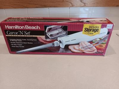 Hamilton Beach Carve n ' set Electric knife