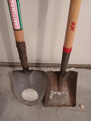 Two shovels - Craftsman & Ace