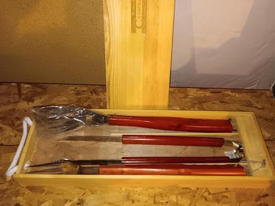 Penny Hott Cedaredge BBQ Utensil cooking set