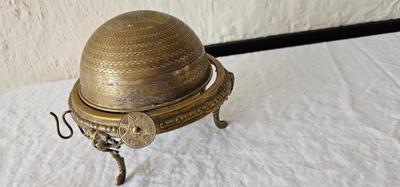 Antique Brass Butter dish