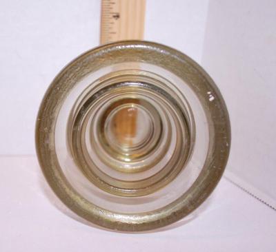 Vintage Clear Glass Insulator Armstrong DP1--Very Good Condition