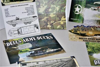 Ephemera-Dells Army Ducks-Tour of Lower Dells Glacial Park-Wisconsin Dells, WI