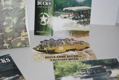 Ephemera-Dells Army Ducks-Tour of Lower Dells Glacial Park-Wisconsin Dells, WI