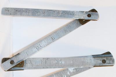 Vintage The "Rustless Rule" Foldable Ruler 6'
